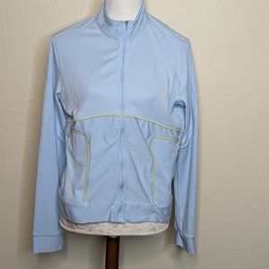Nike Light Blue Full Zip Athletic Jacket Women’s Large